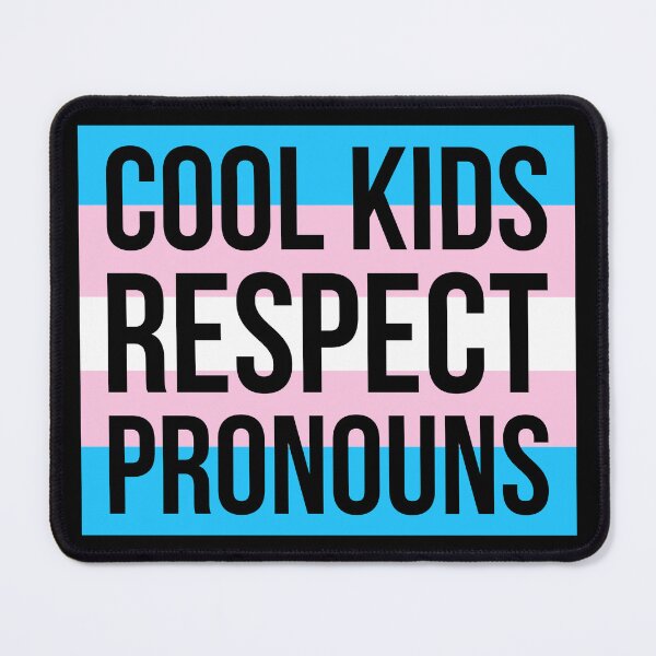 Item preview, Cool kids respect pronouns designed and sold by Rachel the Artist .