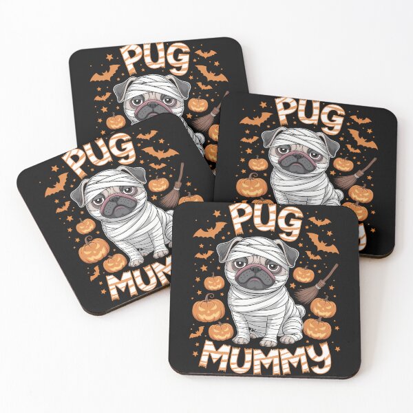 Item preview, Halloween Pug Funny Mummy designed and sold by brynatshop.