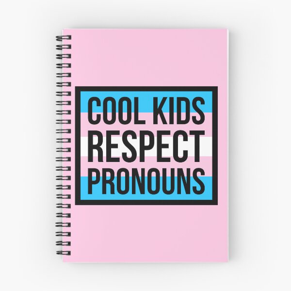 Item preview, Cool kids respect pronouns  designed and sold by Rachel the Artist .