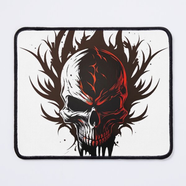 Item preview, Red and White Skull Design designed and sold by Mterry1202.
