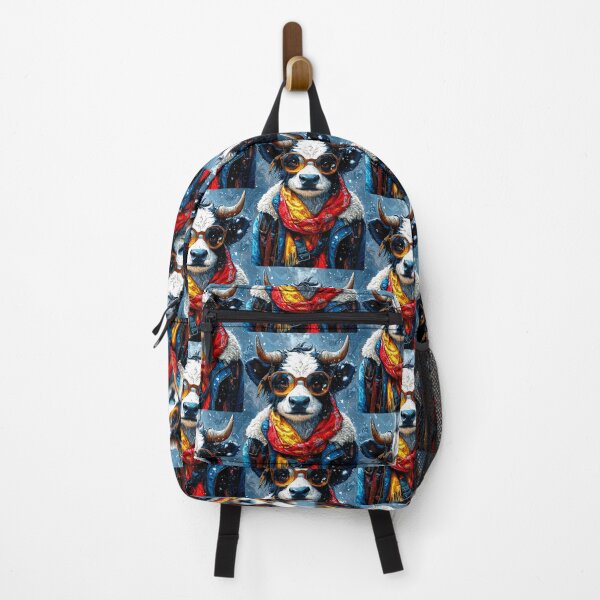 Item preview, Cool Snow Cow with Winter Streetwear Vibes designed and sold by Taans-Creation.