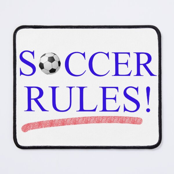 Item preview, Soccer rules designed and sold by FriedyArt.