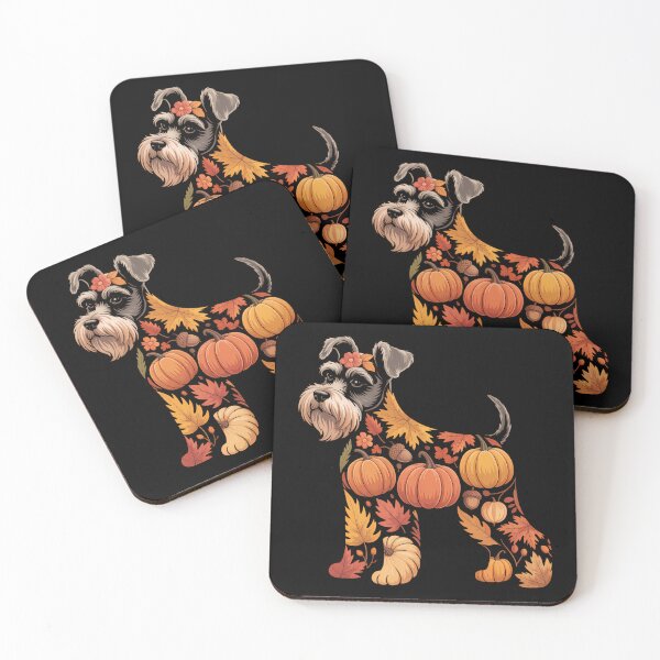 Item preview, Autumn Pumpkin Fall Miniature Schnauzer Thanksgiving designed and sold by brynatshop.