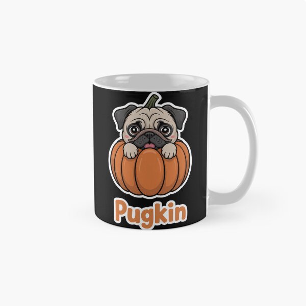 Item preview, Pugkin Pug Pumpkin Halloween Thanksgiving Dog designed and sold by brynatshop.