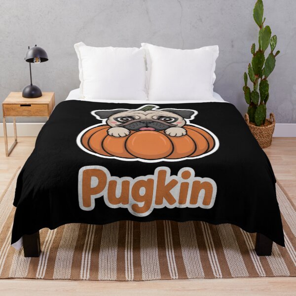 Item preview, Pugkin Pug Pumpkin Halloween Thanksgiving Dog designed and sold by brynatshop.