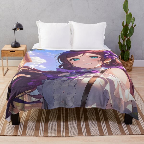 Item preview, Toujou Nozomi Tojo Love Live Anime Purple Plaid Street Smile Cute designed and sold by earlobejerk.