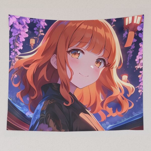 Item preview, Saori Takebe Girls Und Panzer Anime Yukata Wisteria Glow designed and sold by earlobejerk.