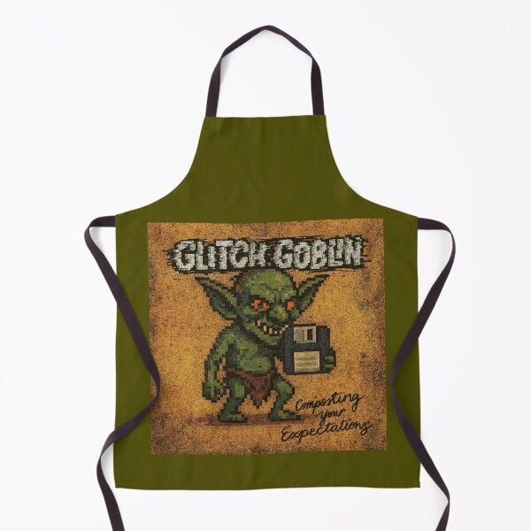 Item preview, Glitch Goblin – Composting Your Expectations | Retro Pixel Art Design designed and sold by Design King.