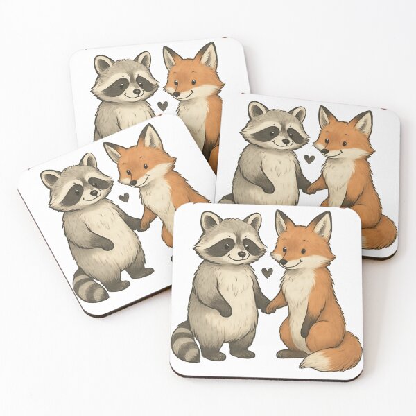 Item preview, You're Weird – Raccoon & Fox T-Shirt designed and sold by YourPrintify.