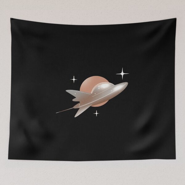 Item preview, Shiny Retro Rocket Roaming Around A Distant Planet designed and sold by FWLKIT.