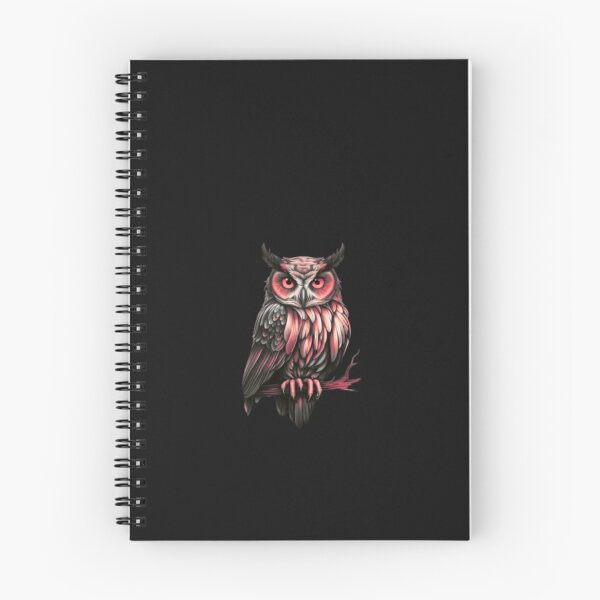 Item preview, pink and gray cute owl designed and sold by mariana adel.