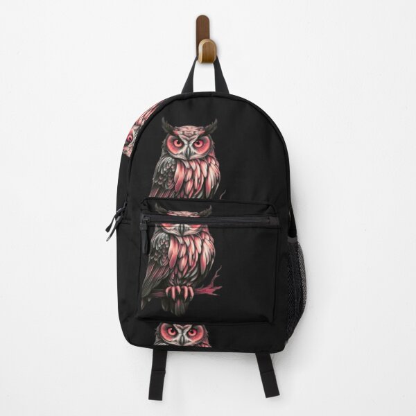Item preview, pink and gray cute owl designed and sold by mariana adel.