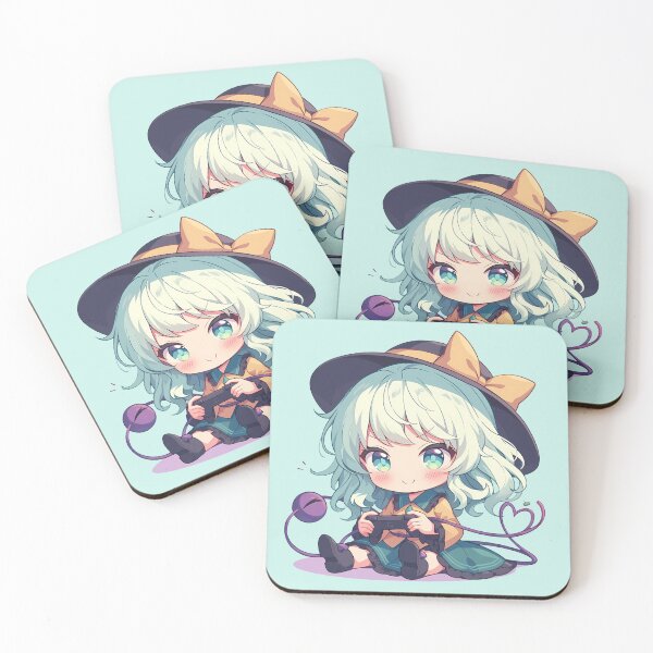Item preview, Komeiji Koishi Touhou Mami Tomoe Magia Record Anime Chibi Gamer designed and sold by earlobejerk.