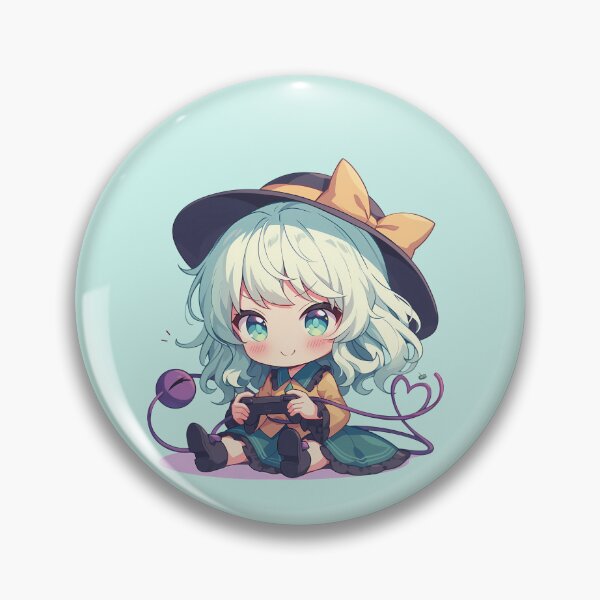 Item preview, Komeiji Koishi Touhou Mami Tomoe Magia Record Anime Chibi Gamer designed and sold by earlobejerk.
