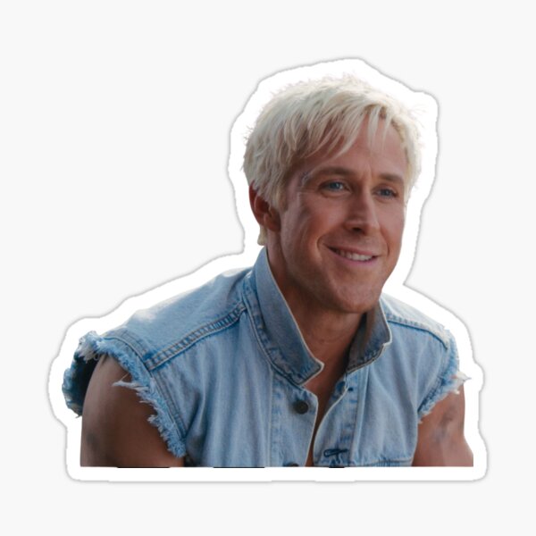 Aperçu de l'œuvre Ryan Gosling Ken créée et vendue par stickerbitchh.