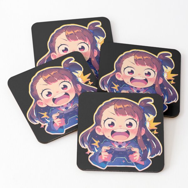 Artikelvorschau, Atsuko Kagari Kleine Hexe Yuki Nagato Haruhi Suzumiya Anime Chibi Gamer entworfen und verkauft von earlobejerk.