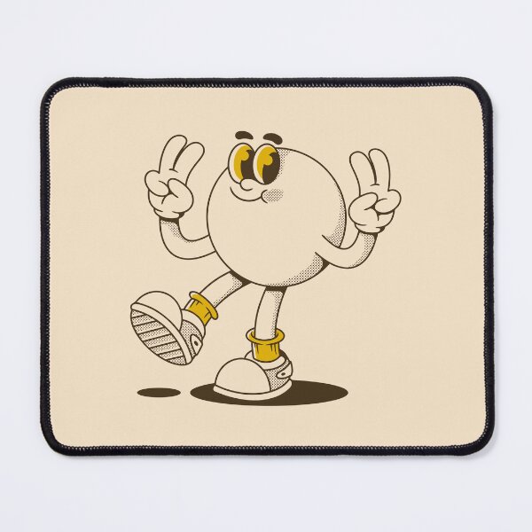 Item preview, Cool Peace-Loving Cartoon Character with Retro Vibes designed and sold by adipra.