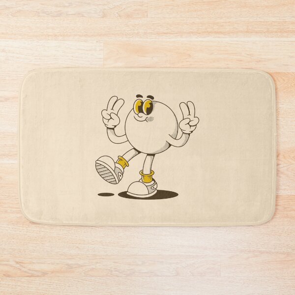 Item preview, Cool Peace-Loving Cartoon Character with Retro Vibes designed and sold by adipra.