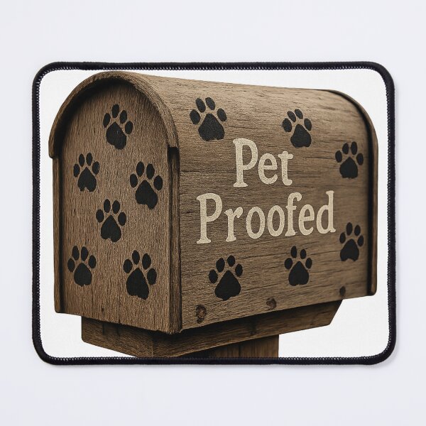 Item preview, Pet Proofed – Minimal Pet Owner Badge Tee designed and sold by TONSNAP.