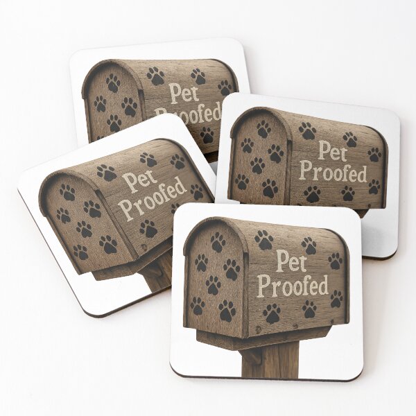 Item preview, Pet Proofed – Minimal Pet Owner Badge Tee designed and sold by TONSNAP.