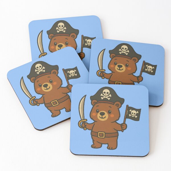 Item preview, Adorable Pirate Bear designed and sold by k3rstman1.