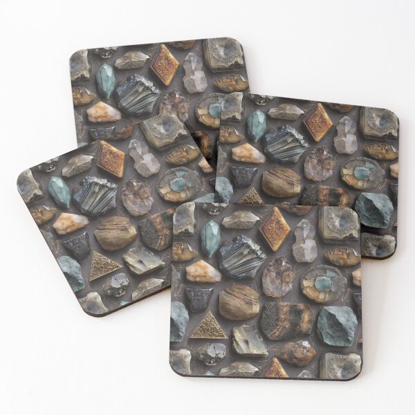Item preview, rough gemstone collection down to earth designed and sold by EarthenEmbers.