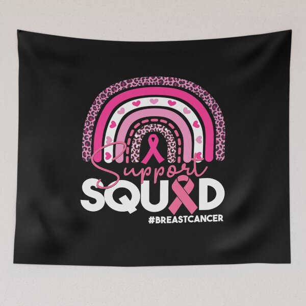 Item preview, Rainbow Support Squad Breast Cancer Awareness designed and sold by facegm.