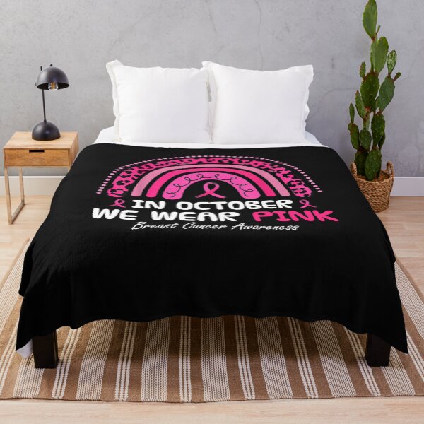 Item preview, In October We Wear Pink Breast Cancer Awareness Rainbow designed and sold by facegm.