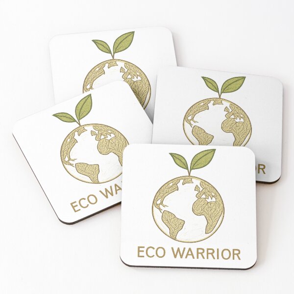 Item preview, Eco Warrior – Minimal Sustainability Badge Tee/Hoodie designed and sold by TONSNAP.