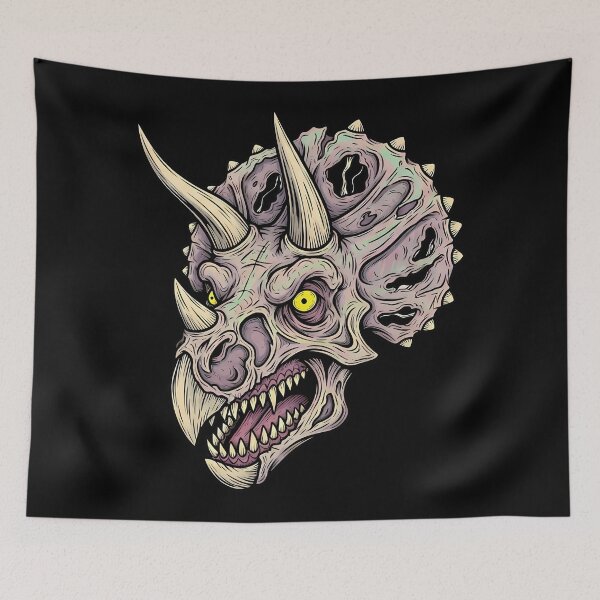Item preview, Decaying Zombie Triceratops designed and sold by Thunderbelts.