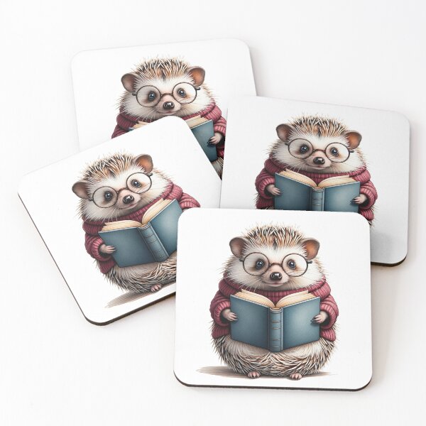 Item preview, Cozy hedgehog in Winter Sweater designed and sold by CalmMatterStudio.