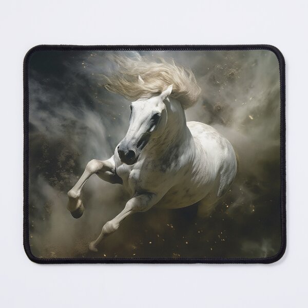 Item preview, White Stallion in the Dark Sky designed and sold by CritterWisdom.