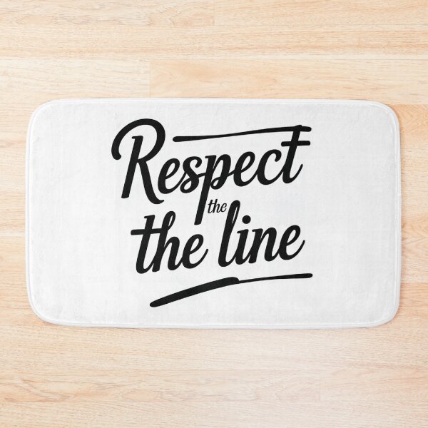 Item preview, Respect the Line – Simple Quote on Boundaries and Respect designed and sold by Irene Catchmind.