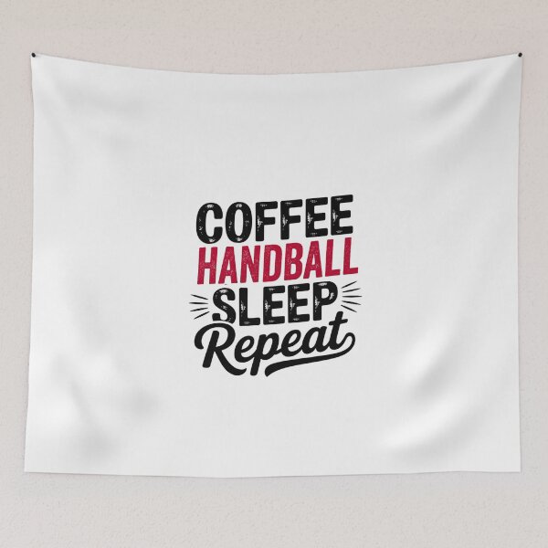 Item preview, Coffee Handball Sleep Repeat - Funny Handball Lover designed and sold by Watsonarts.