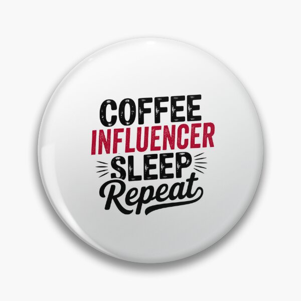 Artikelvorschau, Kaffee-Influencer-Schlaf-Wiederholung - Lustiger Influencer-Liebhaber entworfen und verkauft von Watsonarts.