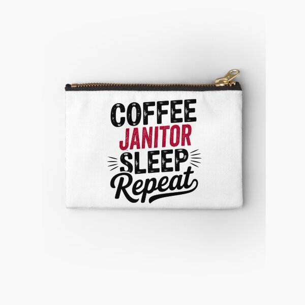 Item preview, Coffee Janitor Sleep Repeat - Funny Janitor Lover designed and sold by Watsonarts.