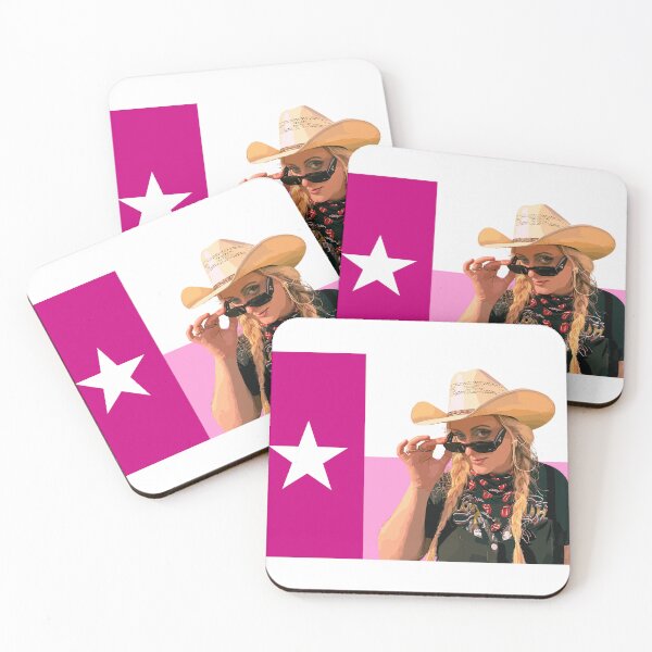 Item preview, Pink Texas Flag Broski Digital Fan Art  designed and sold by RoseMarie Artistry.