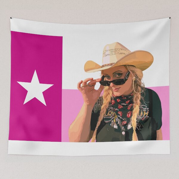 Item preview, Pink Texas Flag Broski Digital Fan Art  designed and sold by JaiRoseDesigns.