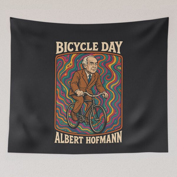 Item preview, Bicycle Day Albert Hofmann Psychedelic Journey April 19 designed and sold by k3rstman1.