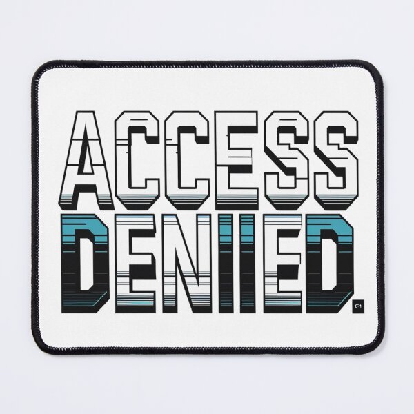 Item preview, Access Denied – Cyber Chic Statement Quote designed and sold by Irene Catchmind.