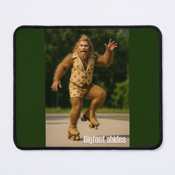 Item preview, Bigfoot Hamming it up on Roller Skates designed and sold by Tridentulus.