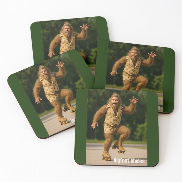 Item preview, Bigfoot Hamming it up on Roller Skates designed and sold by Tridentulus.