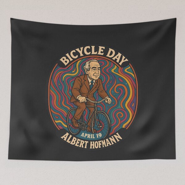 Item preview, Bicycle Day Albert Hofmann Psychedelic Journey April 19 designed and sold by k3rstman1.