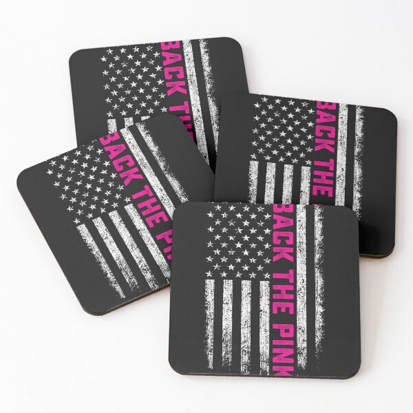 Item preview, Back The Pink Ribbon American Flag Breast Cancer Awareness designed and sold by TalalosART.