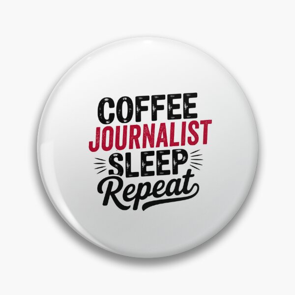 Item preview, Coffee Journalist Sleep Repeat - Funny Journalist Lover designed and sold by Watsonarts.