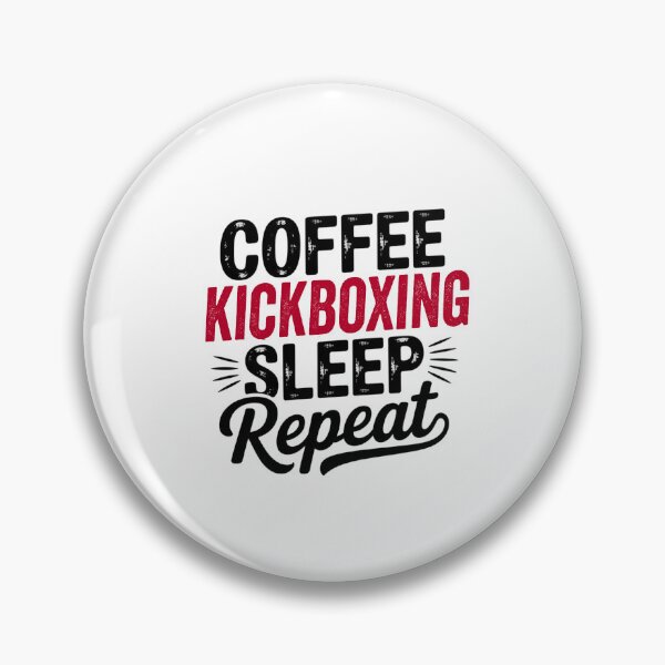 Item preview, Coffee Kickboxing Sleep Repeat - Funny Kickboxing Lover designed and sold by Watsonarts.