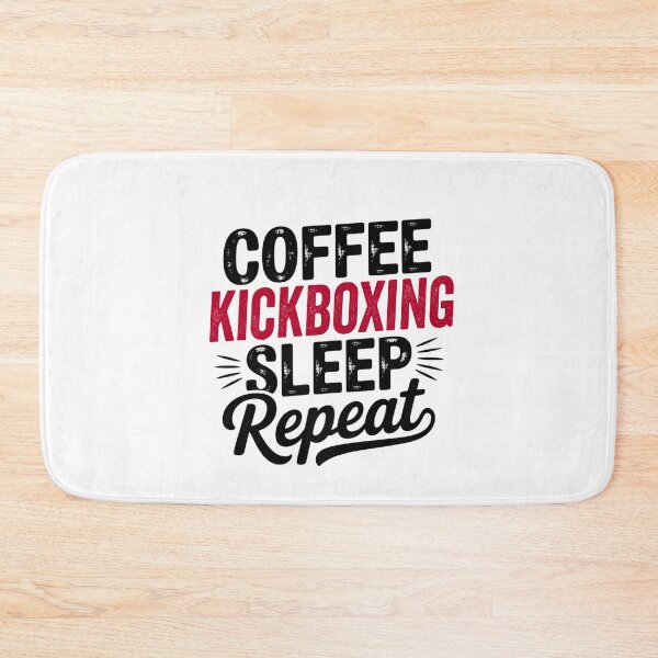 Item preview, Coffee Kickboxing Sleep Repeat - Funny Kickboxing Lover designed and sold by Watsonarts.