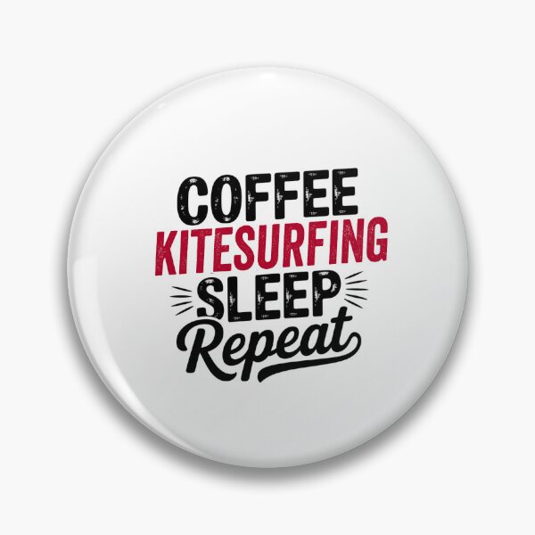 Item preview, Coffee Kitesurfing Sleep Repeat - Funny Kitesurfing Lover designed and sold by Watsonarts.