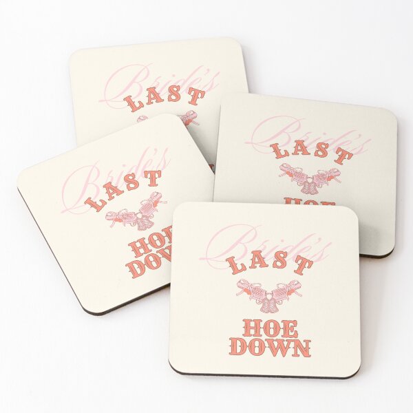 Item preview, Bride Last Hoe Down | western cowgirl bachelorette coquette engagement gift designed and sold by ReadyandRowdy.