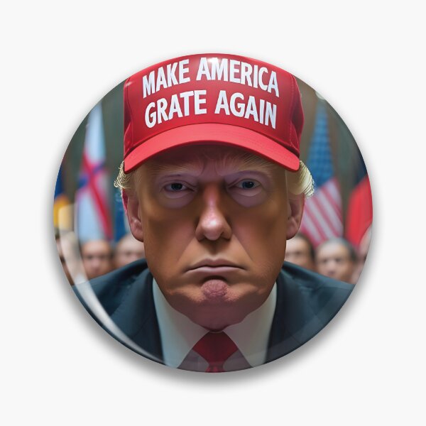 Item preview, MAGA Make America Grate Again - AI Trump at NATO designed and sold by chaosfilter.